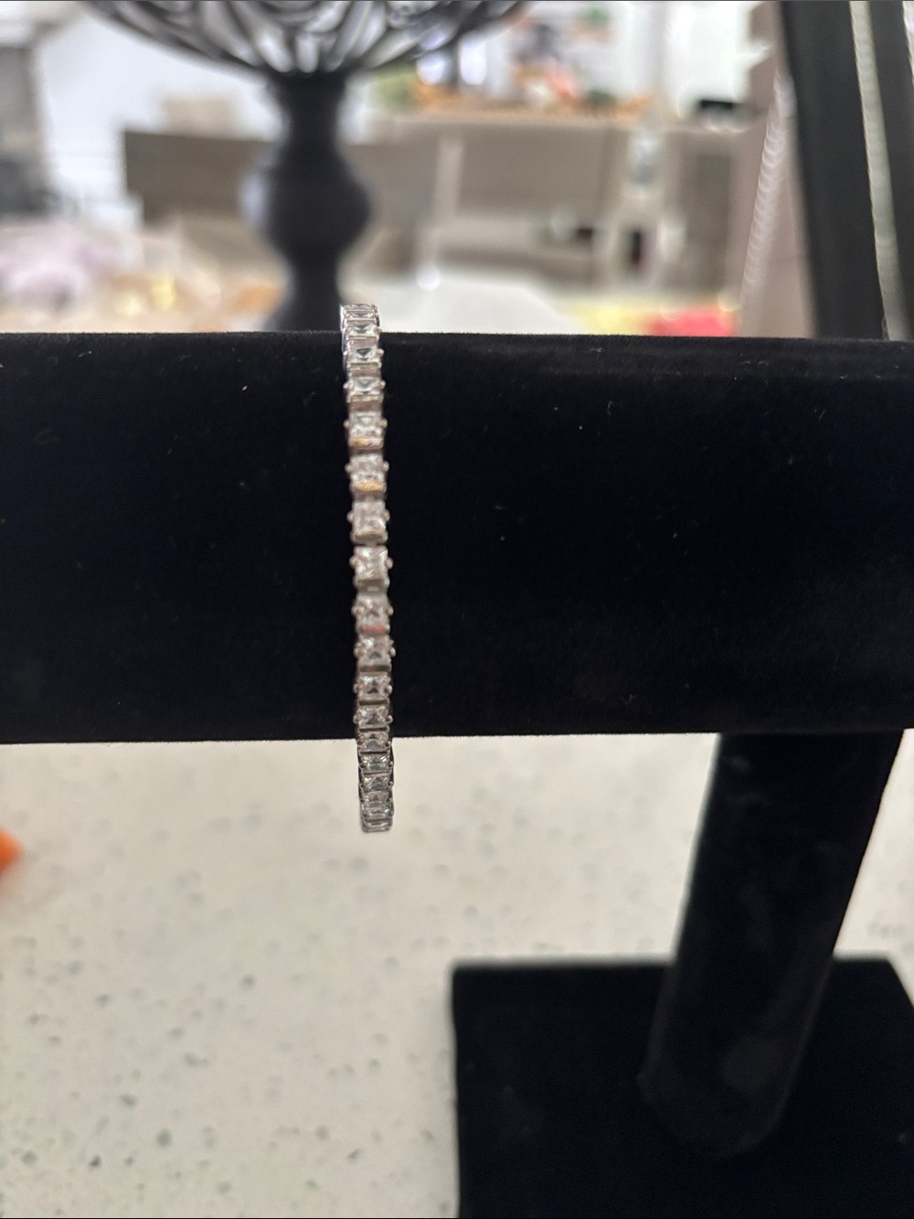 925 Sterling Silver CZ Tennis Bracelet - Sparkling Clear Stones